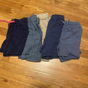 Lot/bundle of 5 pair of shorts all 4T carters brand